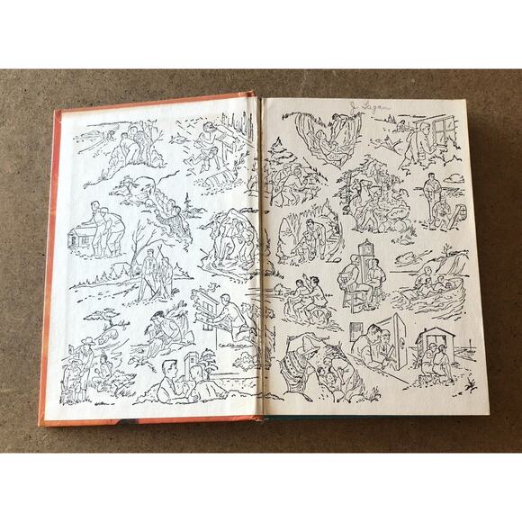 Vintage 1970 Hardy Boys Kids HC Book Bombay Boomerang Pentagon Mercury Mystery - Picture 8 of 16